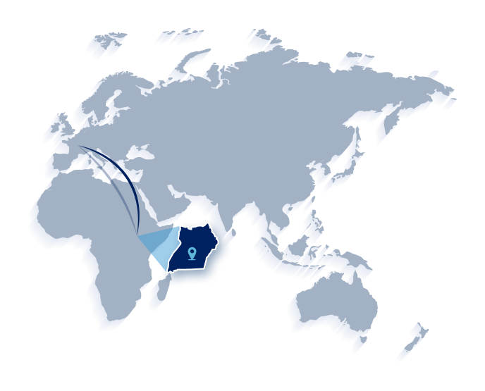 Carte Afrique Ouganda 1