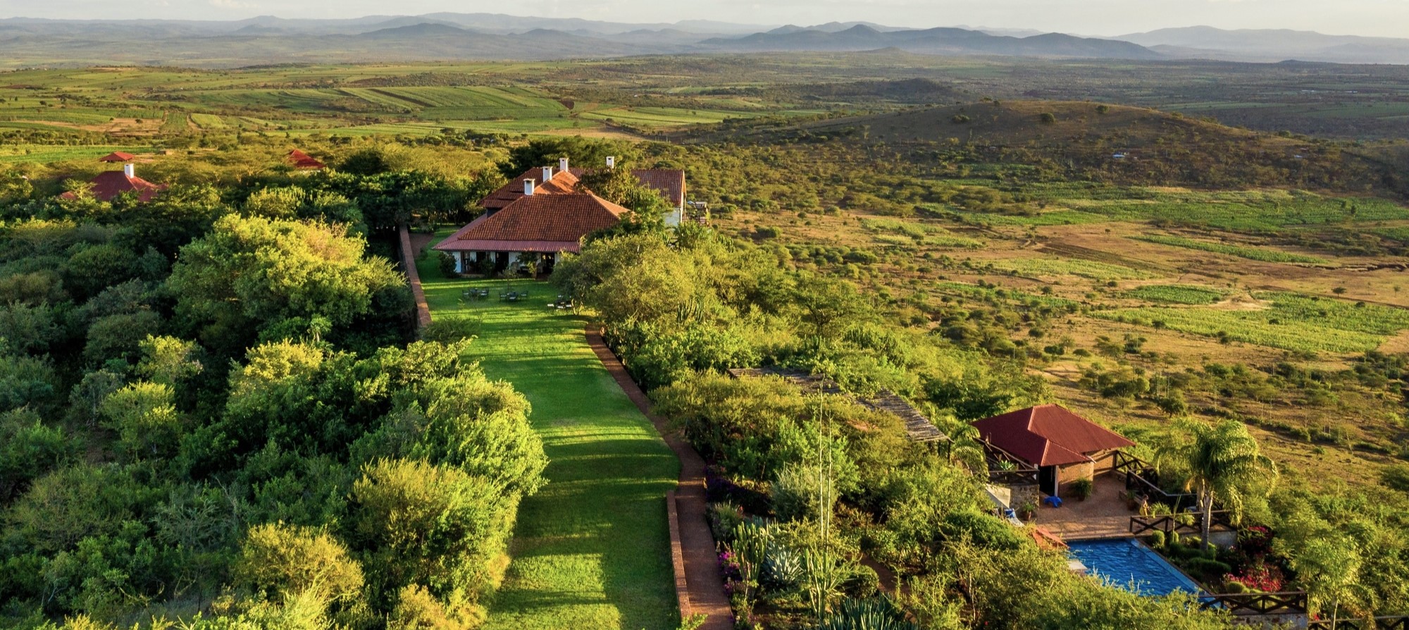 Escapade sur les hauts plateaux 3 Ancienne ferme de colons reconvertie en lodge dans la région de Karatu