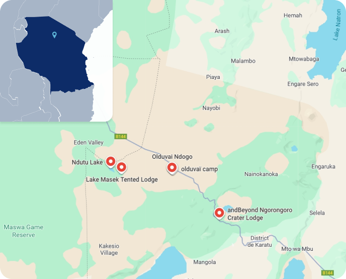 Zoom Tanzanie Ngorongoro