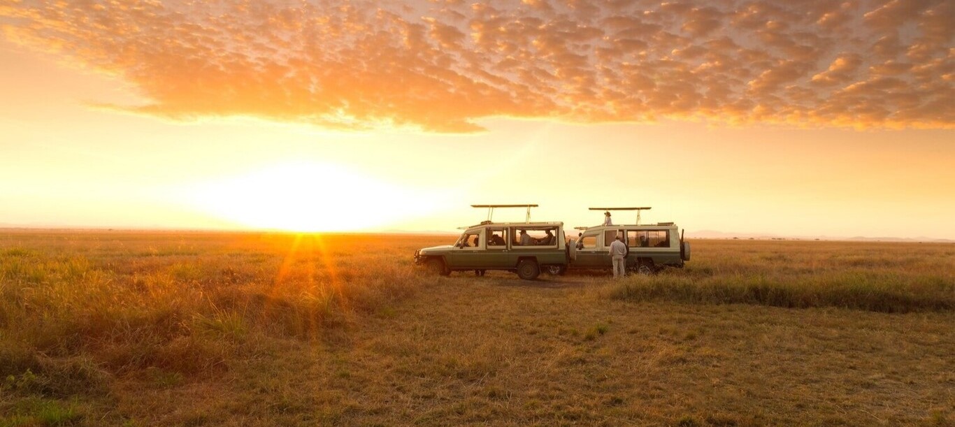 Lever de soleil dans le Serengeti